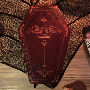Caderno Temático de Vampiro Gótico Caixão